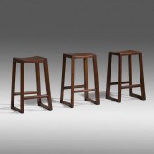 Pierre Jeanneret. Stools from