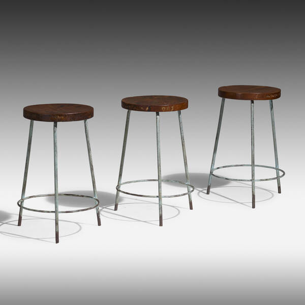 Pierre Jeanneret. Stools from