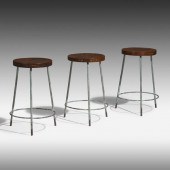 Pierre Jeanneret. Stools from