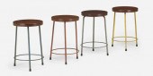 Pierre Jeanneret. Stools from