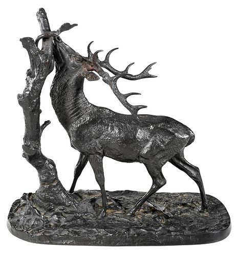 PIERRE JULES MENE, BROWSING STAG