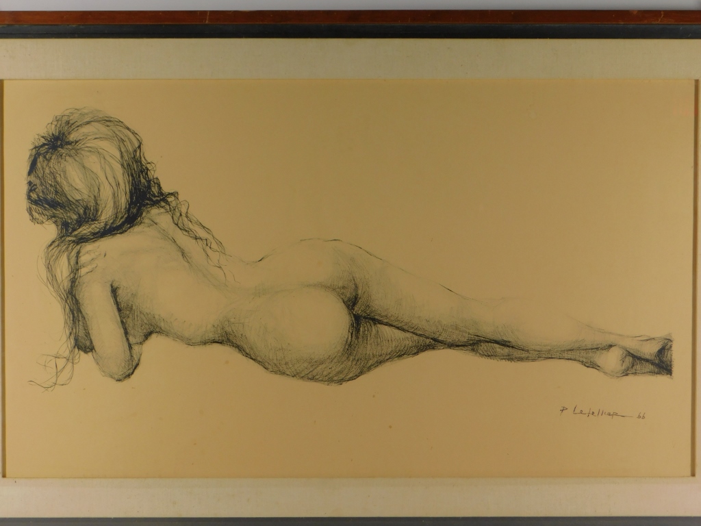PIERRE LETELLIER RECUMBENT NUDE
