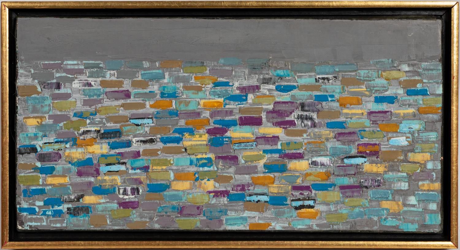 PIERRE MANTRA, ABSTRACT OIL ON