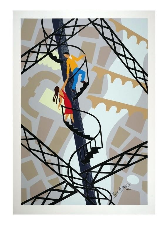 PIERRE MATISSE, SERIGRAPH, SPIRAL