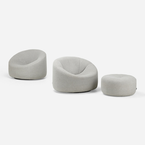 Pierre Paulin. Pumpkin armchairs,