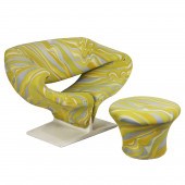 PIERRE PAULIN, RIBBON CHAIR AN