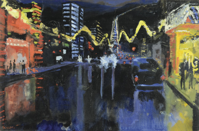 PIERRE SICARD OIL ON CANVAS.