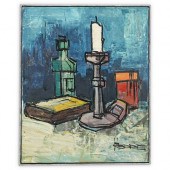 PIERRE SIGNED OIL STILL LIFE P