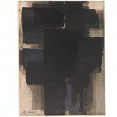 PIERRE SOULAGES, POCHOIR STENC