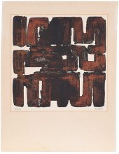 PIERRE SOULAGES(French, 1919-2