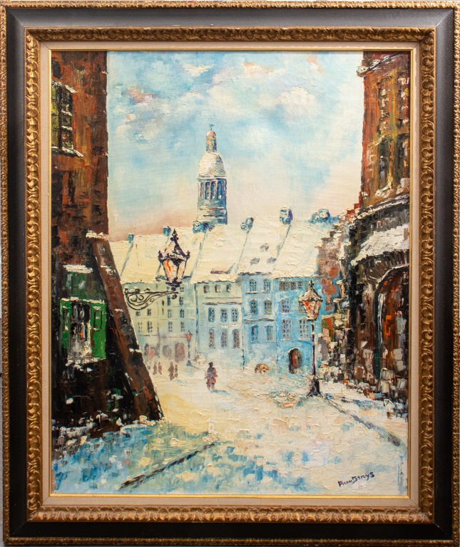 PIERRE STRUYS "LAUSANNE" OIL ON