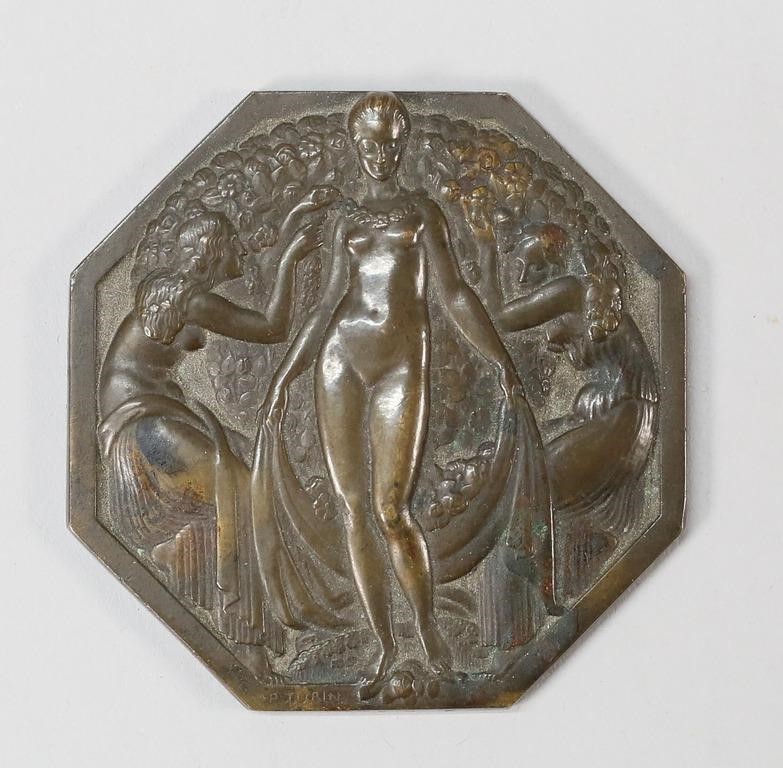 PIERRE TURIN ART DECO BRONZE