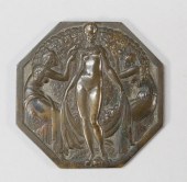 PIERRE TURIN ART DECO BRONZE M