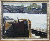 PIERRE VILLAIN, OIL ON BOARDOi