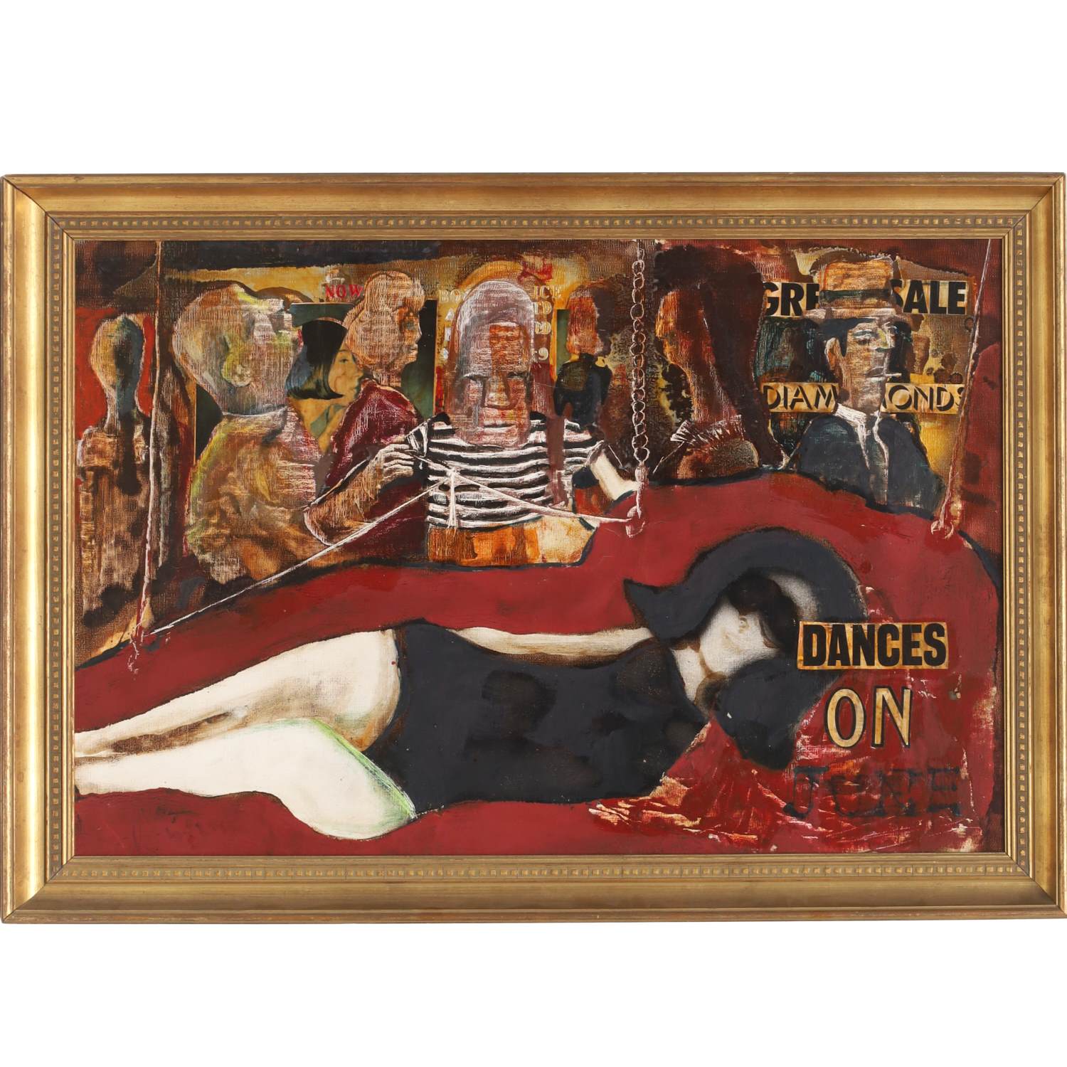 PIERRE-YVES LEDUC, COLLAGE PAINTING