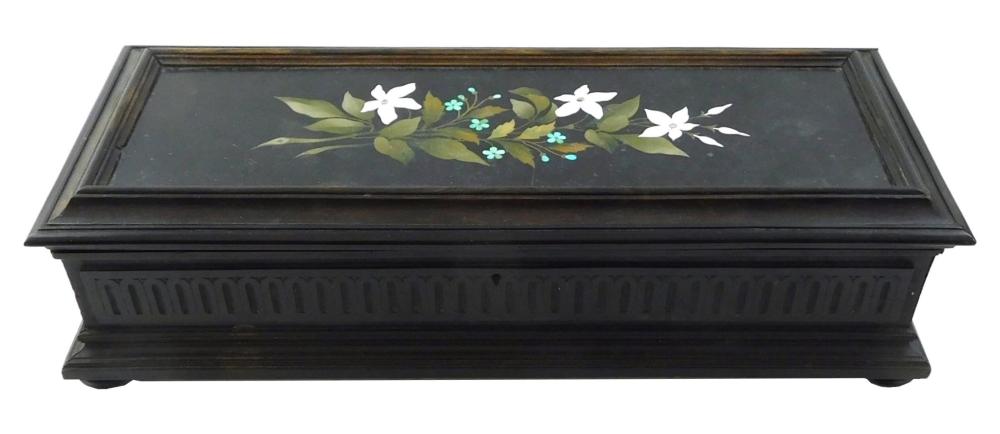 PIETRA DURA BOX, ITALIAN, 19TH