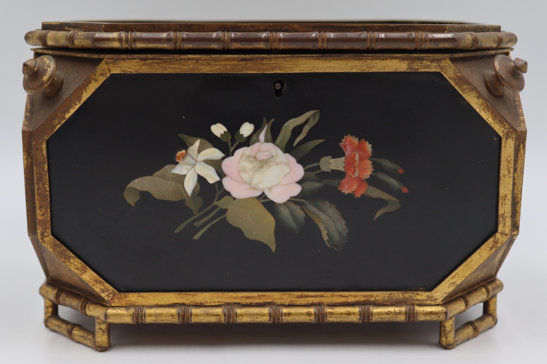 PIETRA DURA INLAID VANITY JEWELRY