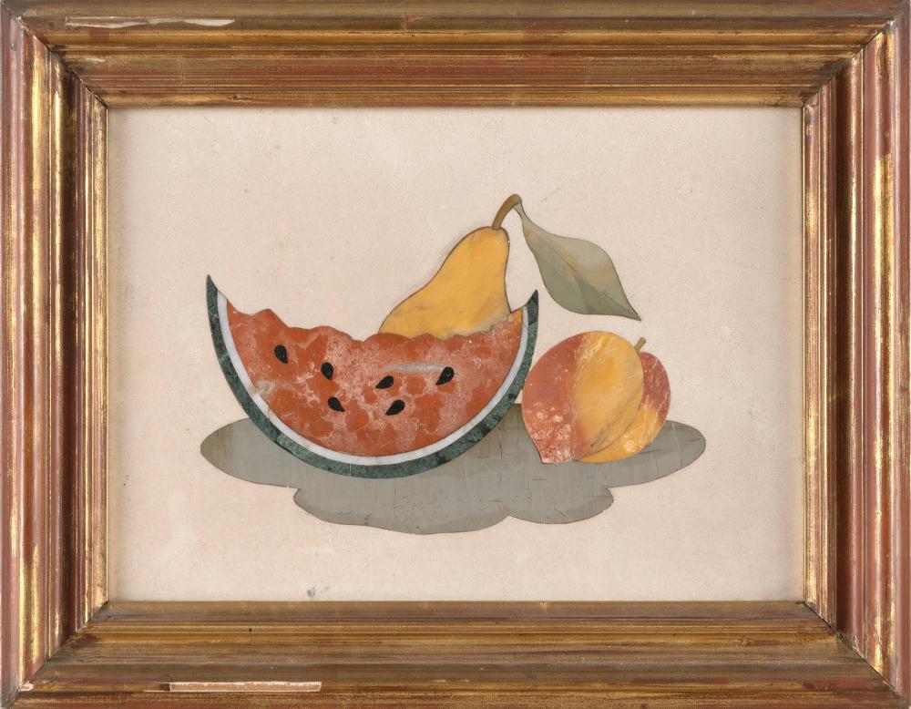 PIETRA DURA PANEL ITALY, EARLY 20TH