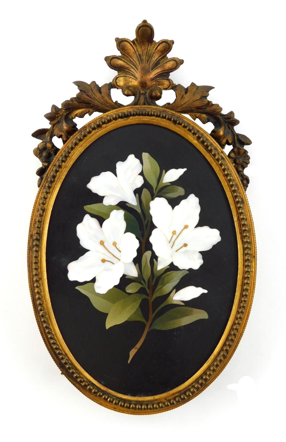 PIETRA DURA PICTURE FRAME, LATE