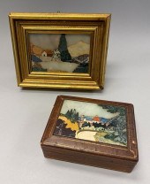 PIETRA DURA PLAQUE & BOXPietra