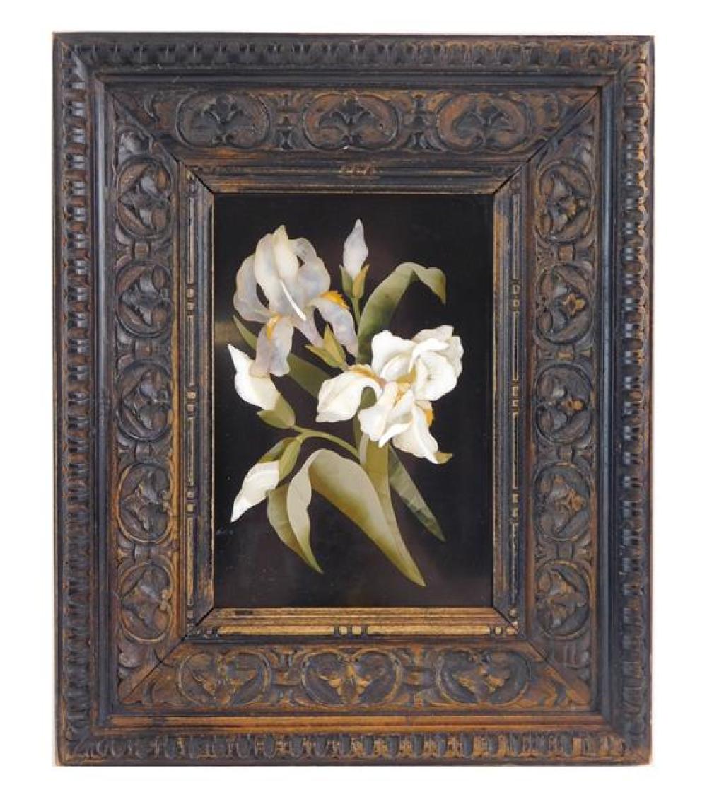 PIETRA DURA PLAQUE, ITALIAN, 20TH