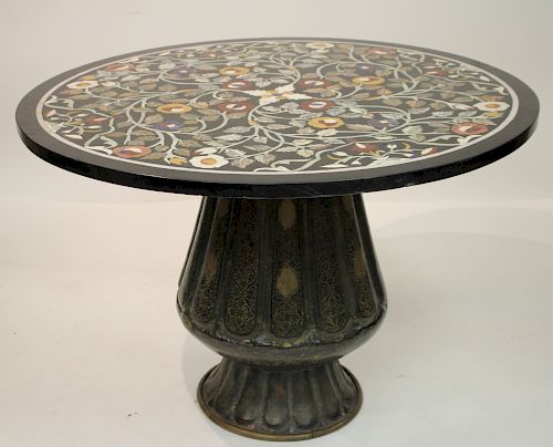 PIETRA DURA TABLE ON ISLAMIC