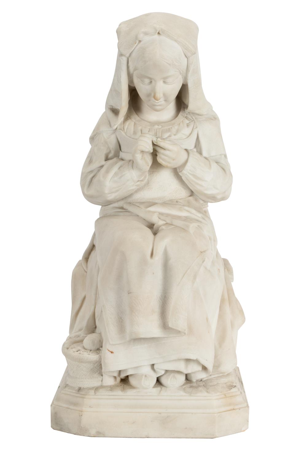 PIETRO MAGNI (1816 - 1877)seated