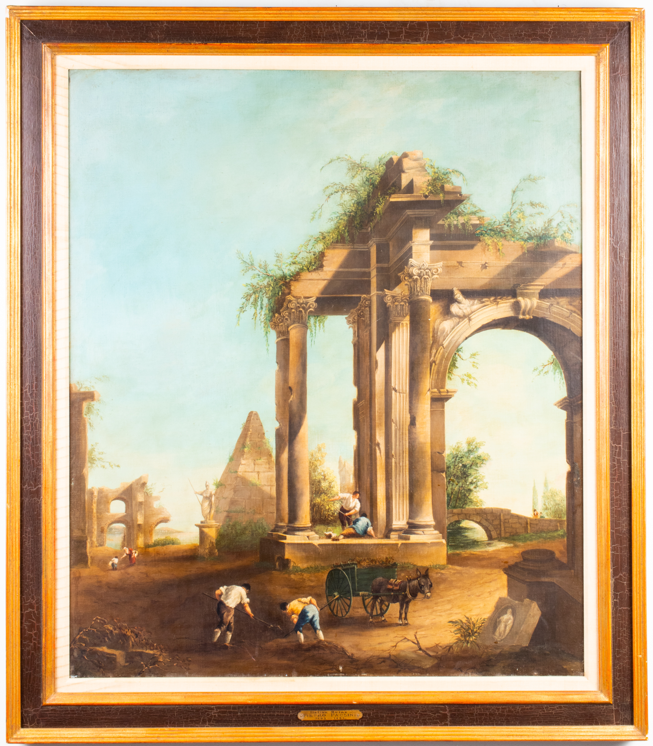 PIETRO PAOLINI LANDSCAPE WITH RUINS