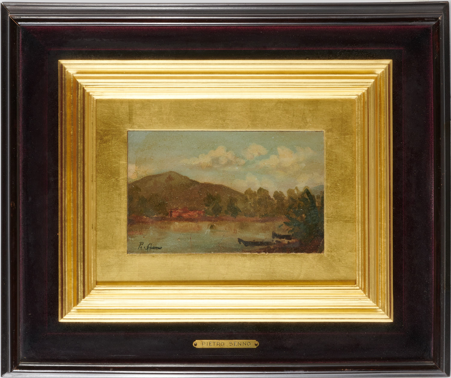 PIETRO SENNO, OIL ON PAPER Pietro