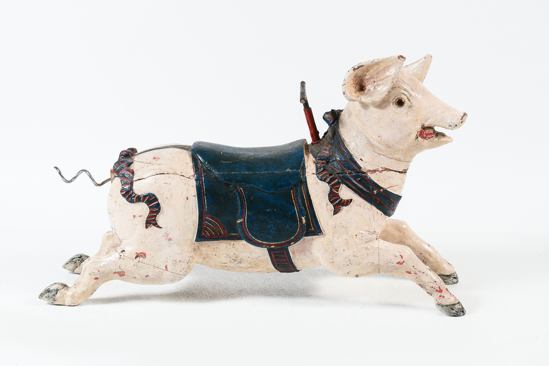 PIG CAROUSEL CARVING: A wonderfully