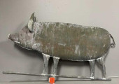 PIG WEATHERVANE COPPER PIG FUL