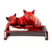 PIGS AT A TROUGH - ROYAL DOULT