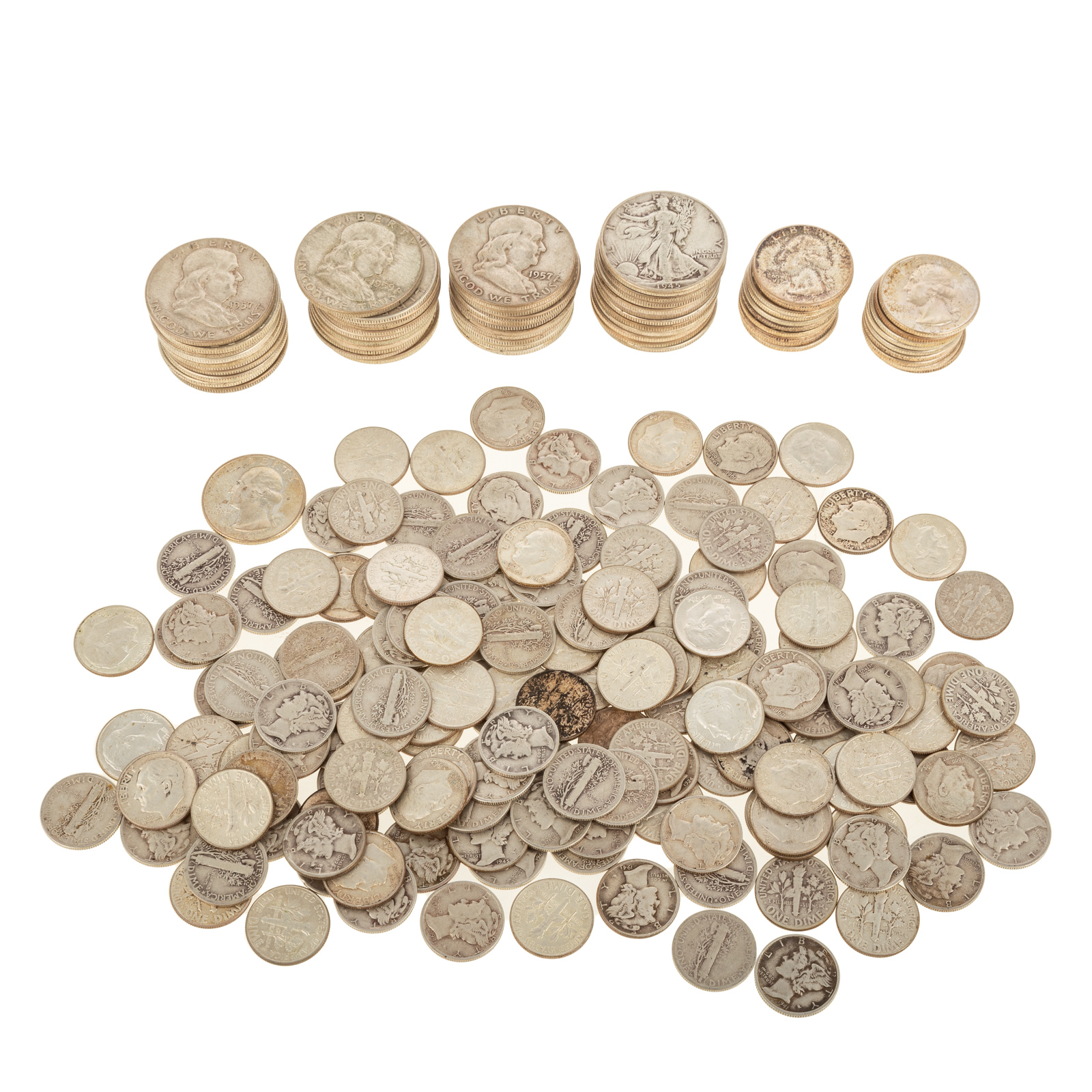 PIKESVILLE FAMILY SILVER COINS -