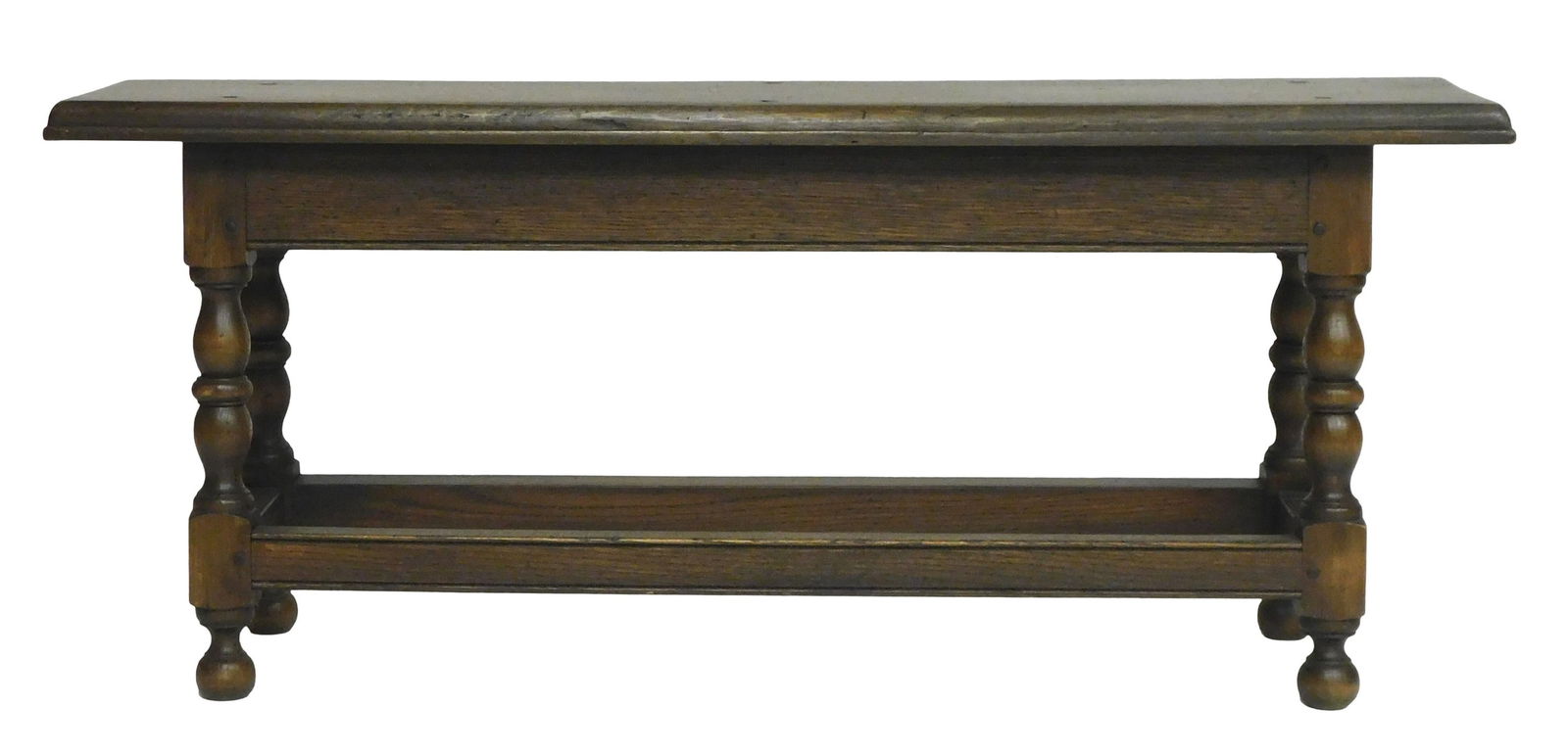 PILGRIM STYLE BENCH, POPLAR AND OAK