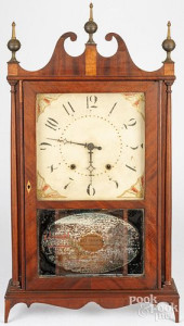 PILLAR AND SCROLL CLOCK<br>Set