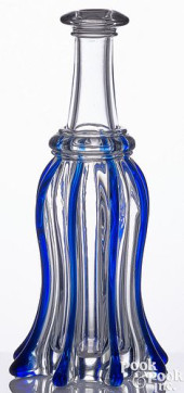 PILLAR MOLDED CLEAR GLASS DECA