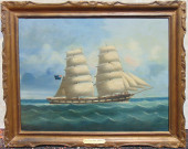 PILOT BOAT PAINTING, "HUGLI PI