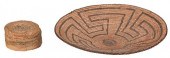 PIMA COILED BASKET TRAY AND NO