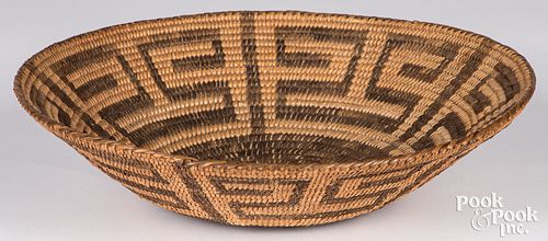 PIMA INDIAN COILED BASKET