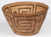 PIMA INDIAN COILED BASKETPima