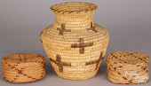 PIMA INDIAN WOVEN BASKET<br>Pi