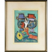 PINCHAS LITVINOVSKY, GOUACHE O