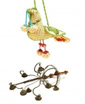 PINCUSHION AND RATTLE.  Iroquo