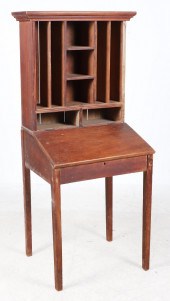 Pine 1-pc postmasters desk, to