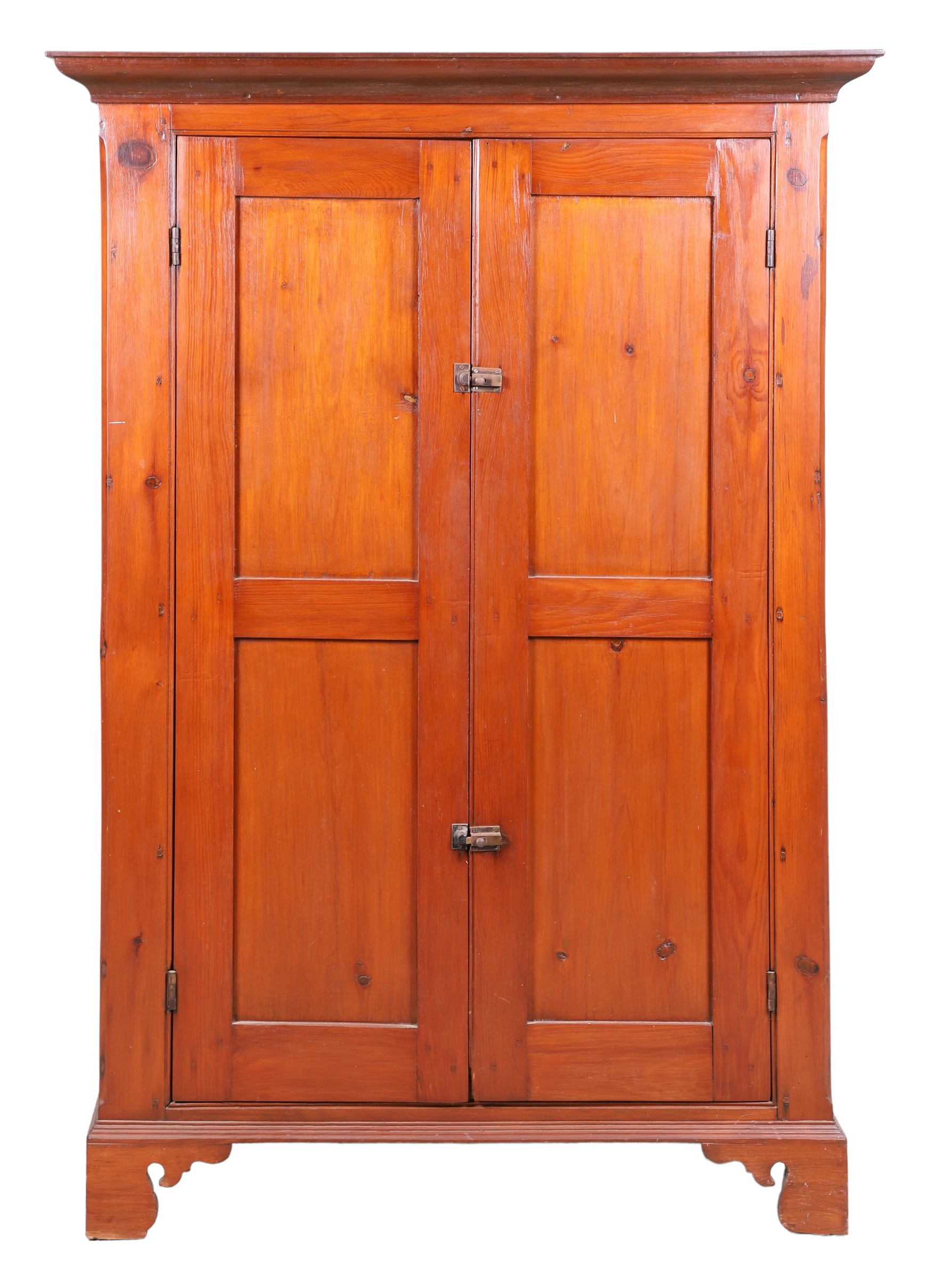 Pine 2-door wall cupboard, OG
