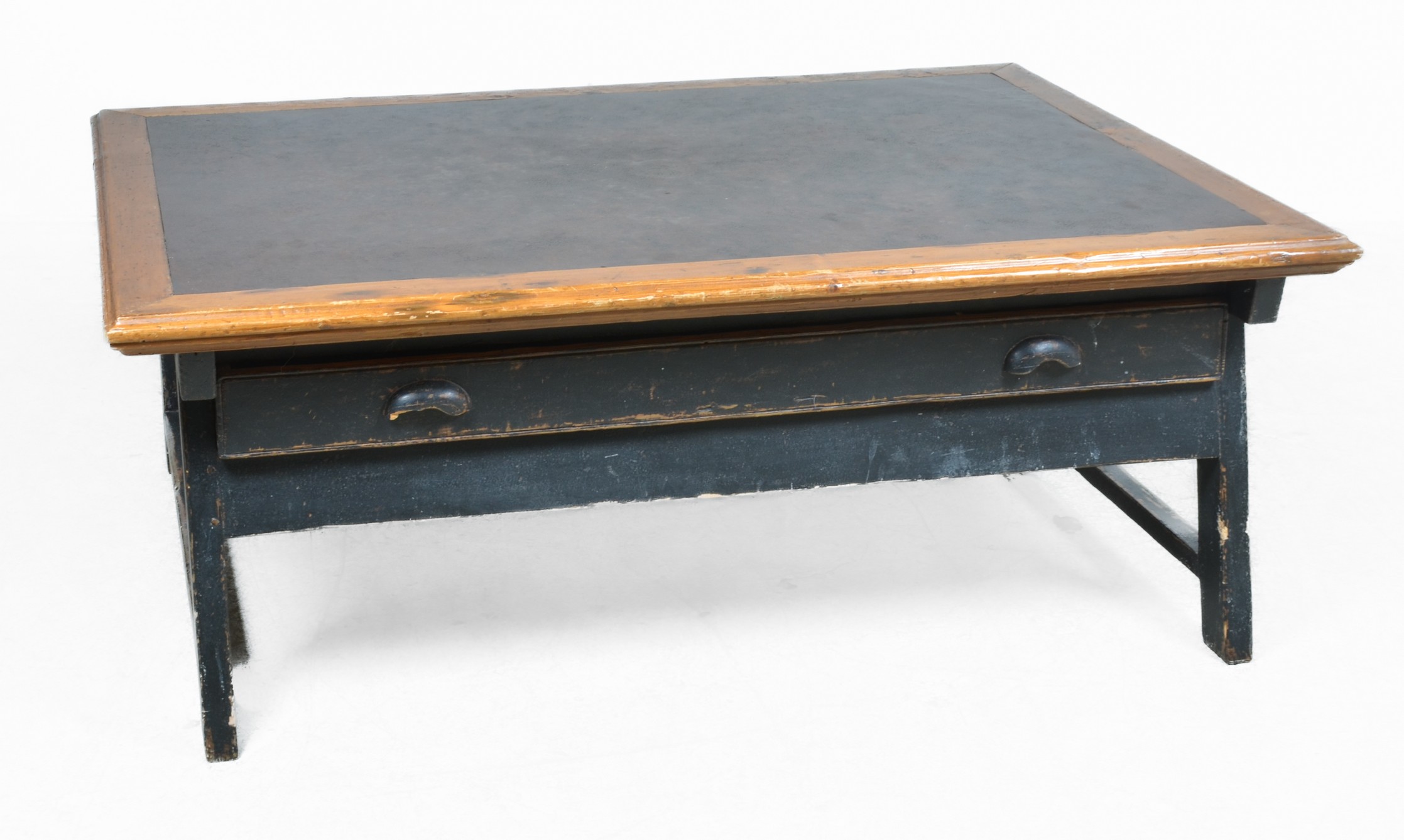 Pine and painted sawhorse one