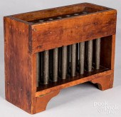 PINE AND PEWTER CANDLEMOLD, EA