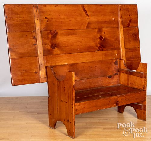PINE BENCH TABLEPine bench table,