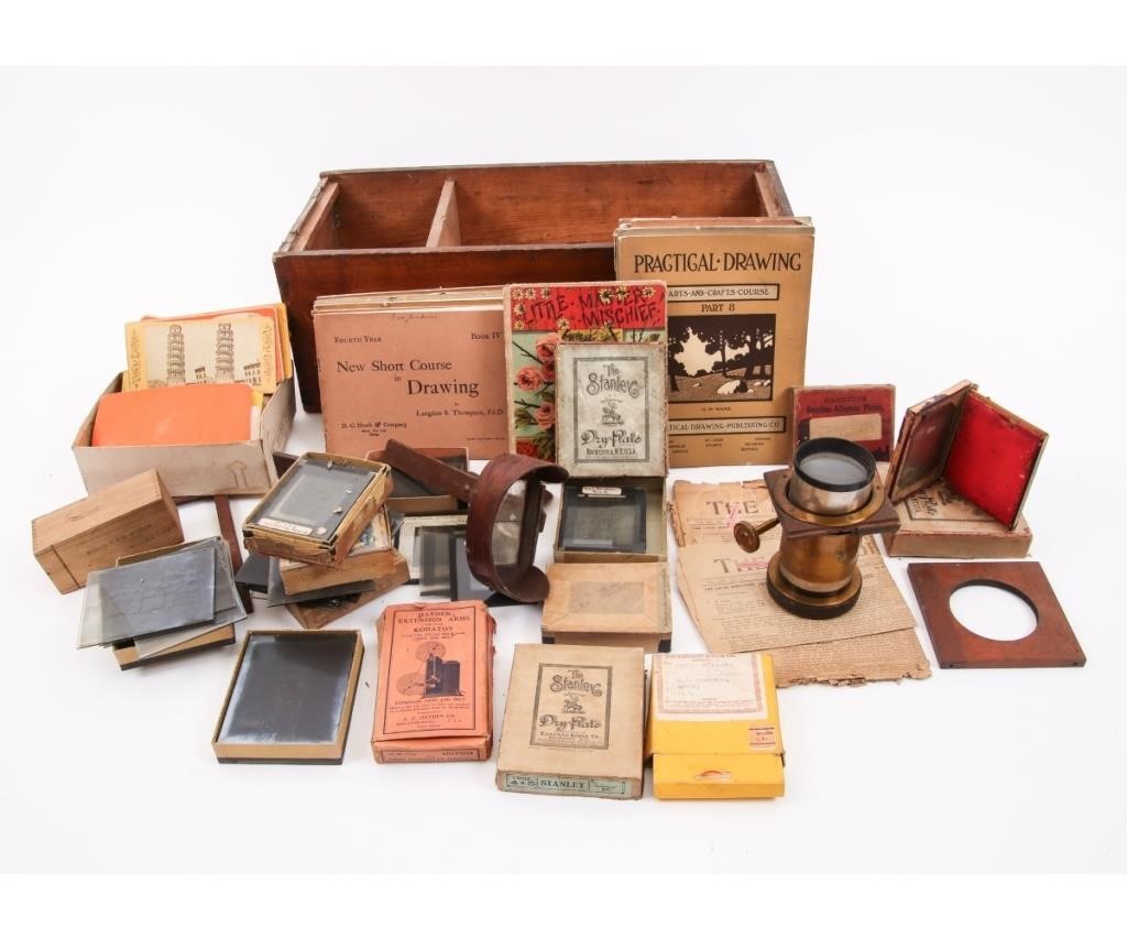 Pine box filled with glass
