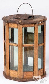 PINE CARRY LANTERN , 19TH C.Pi